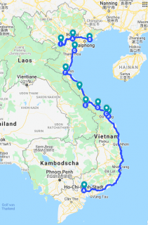 Motorrad Route Vietnam
